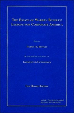 The Essays of Warren Buffett free audiobook